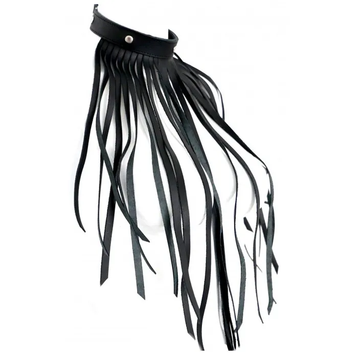 Restraints The Red Leather Fringe Necklace Collar Restraints The Red Leather Fringe Necklace Collar