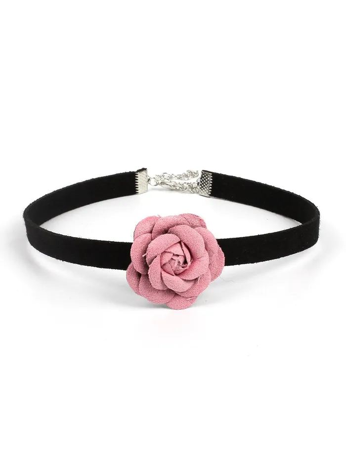 House of Dasein Collars Leashes Cute Pink Rope Chain Choker Collar Necklaces Bdsm Littles Ddlg Vibrators