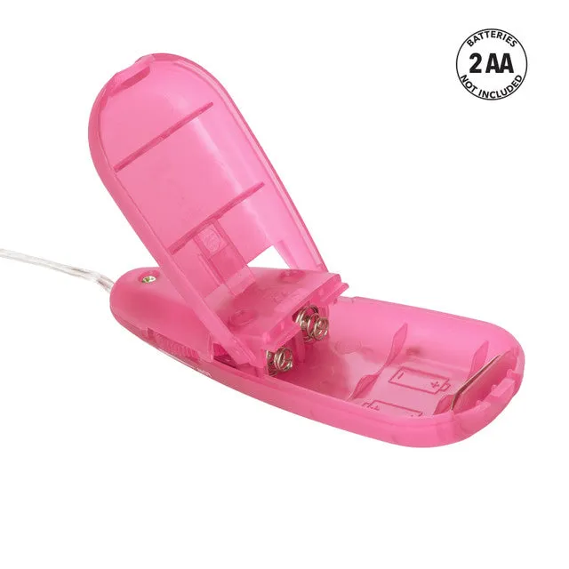 Calexotics CLASSIC CLIT KISSER Powerful Bullet Vibrator with Flickering Tongue and Remote Control CalExotics Female Sex Toys