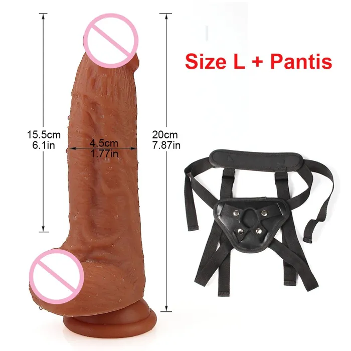 EVEs SECRETS Skin Feeling Realistic Dildos DoubleLayer Silicone Masturbator Male Sex Toys