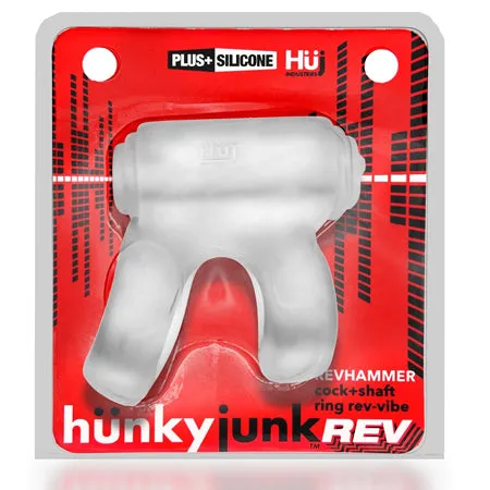 Female Sex Toys Blue Ox Designs Oxballs Hunkyjunk Revhammer Cock Shaft Ring with Bullet Vibrator