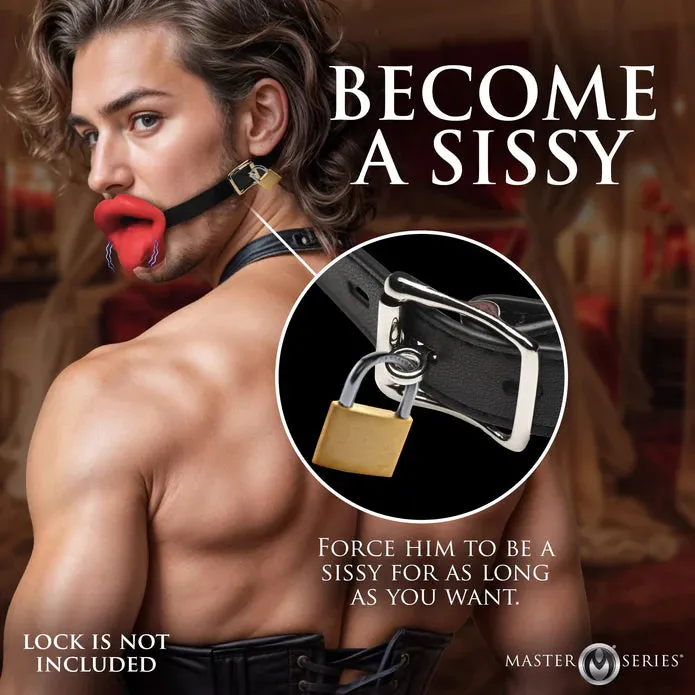 Female Sex Toys XR BRANDS VIBRATING SISSY MOUTH GAG