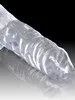 King Cock Clear 4 in Cock with Balls Calvista Dildos