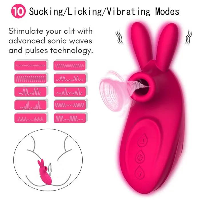 Lusty Age Female Sex Toys Clitoral Sucking Vibrator With 10 Intensities Modes For Women