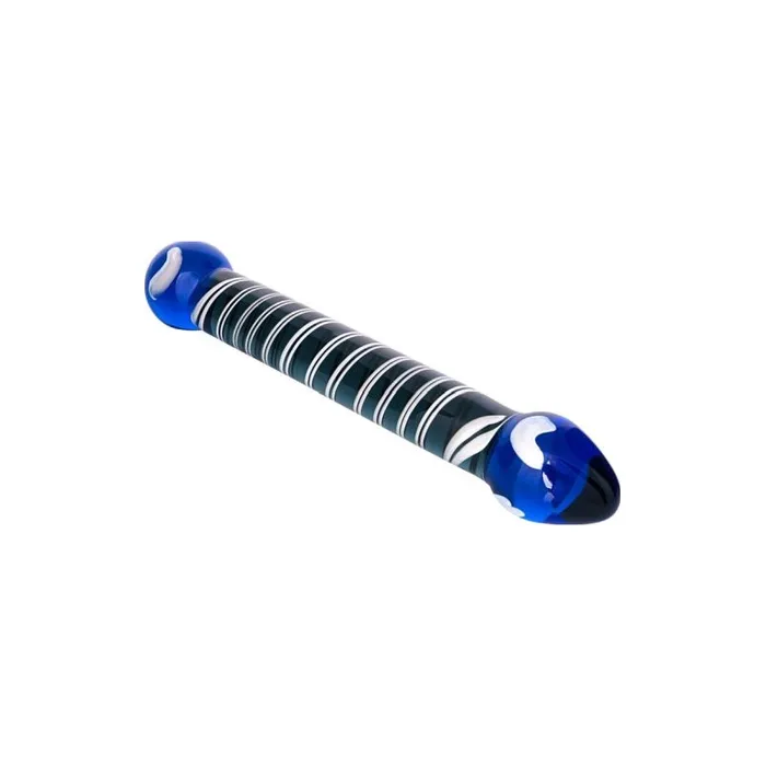Sexus Glass Dildo Duo Blue 20cm Blue Sexus Glass Dildos